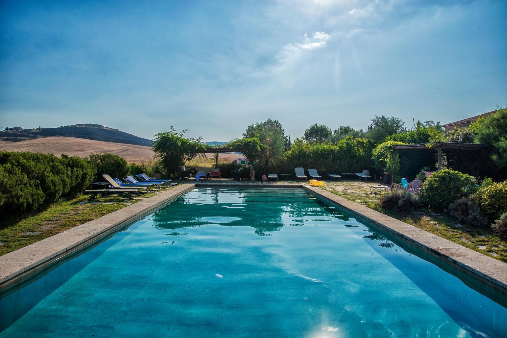 Agriturismo Le Sorbelle D'Orcia Con Piscina Pienza Exterior foto