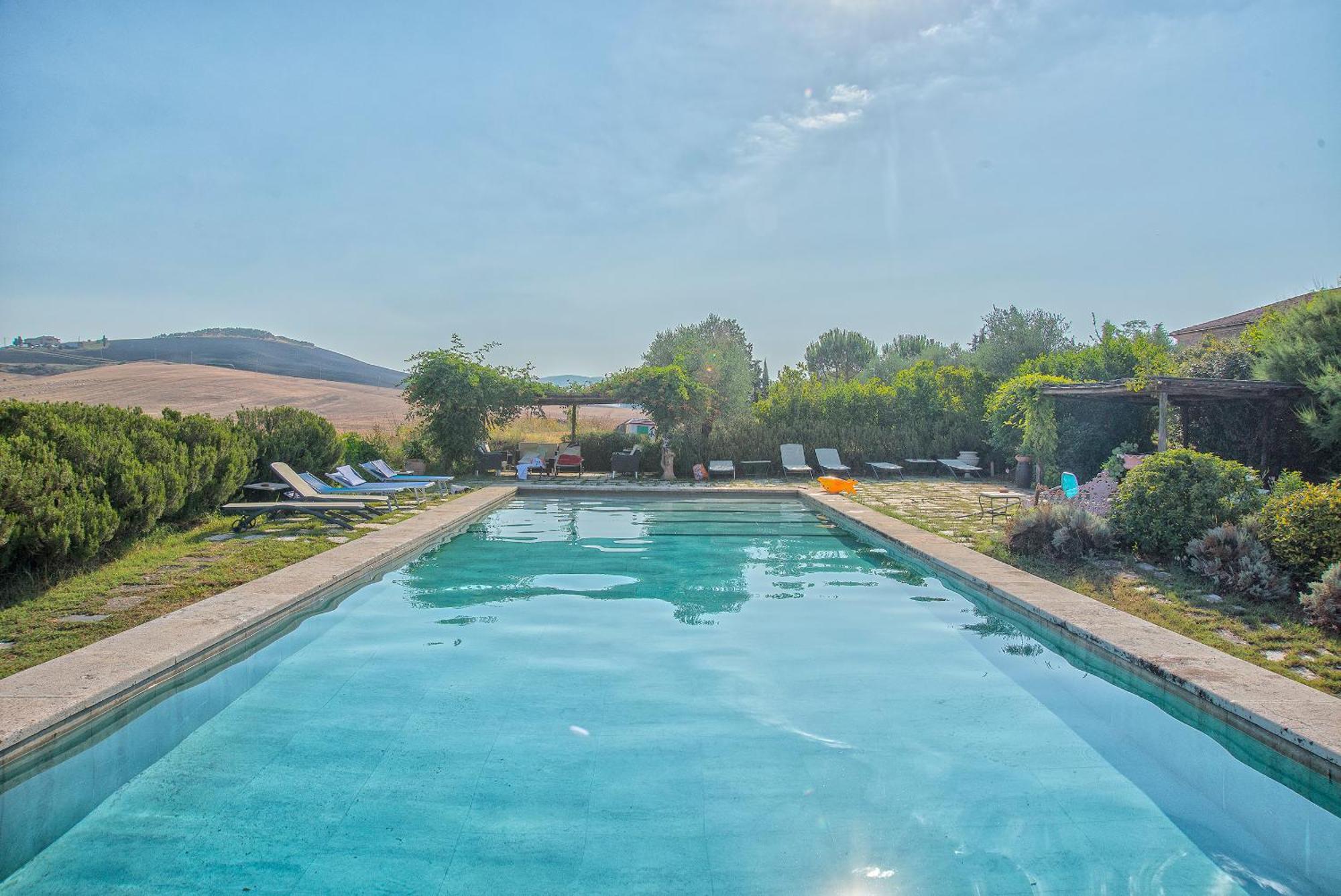 Agriturismo Le Sorbelle D'Orcia Con Piscina Pienza Exterior foto