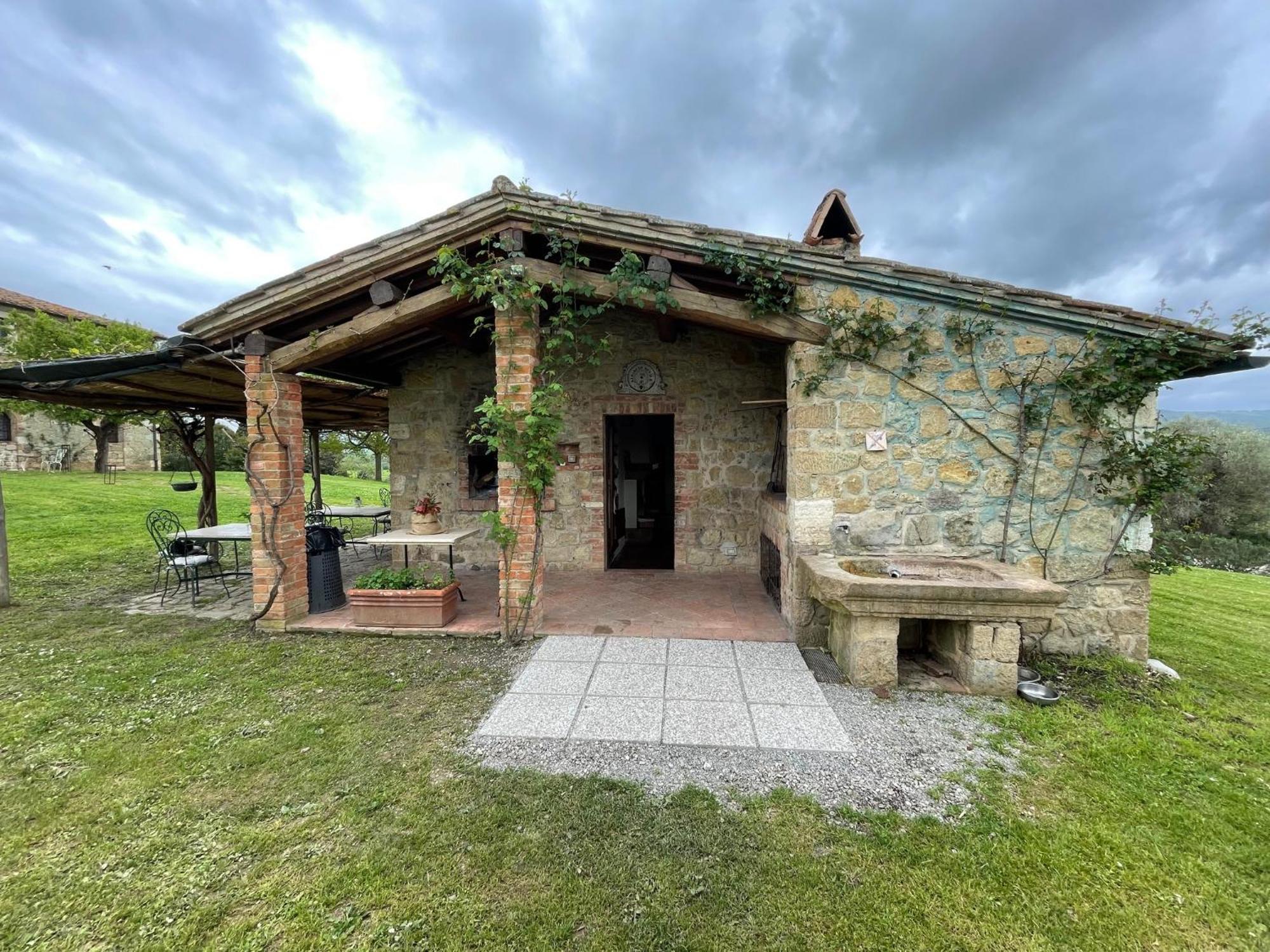 Agriturismo Le Sorbelle D'Orcia Con Piscina Pienza Exterior foto